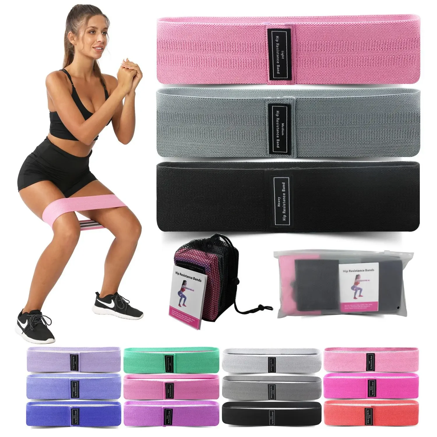 1/2/3PCS Elastiekjes Fitness W - Yoga Fitness Resistance Band recensie en prijs