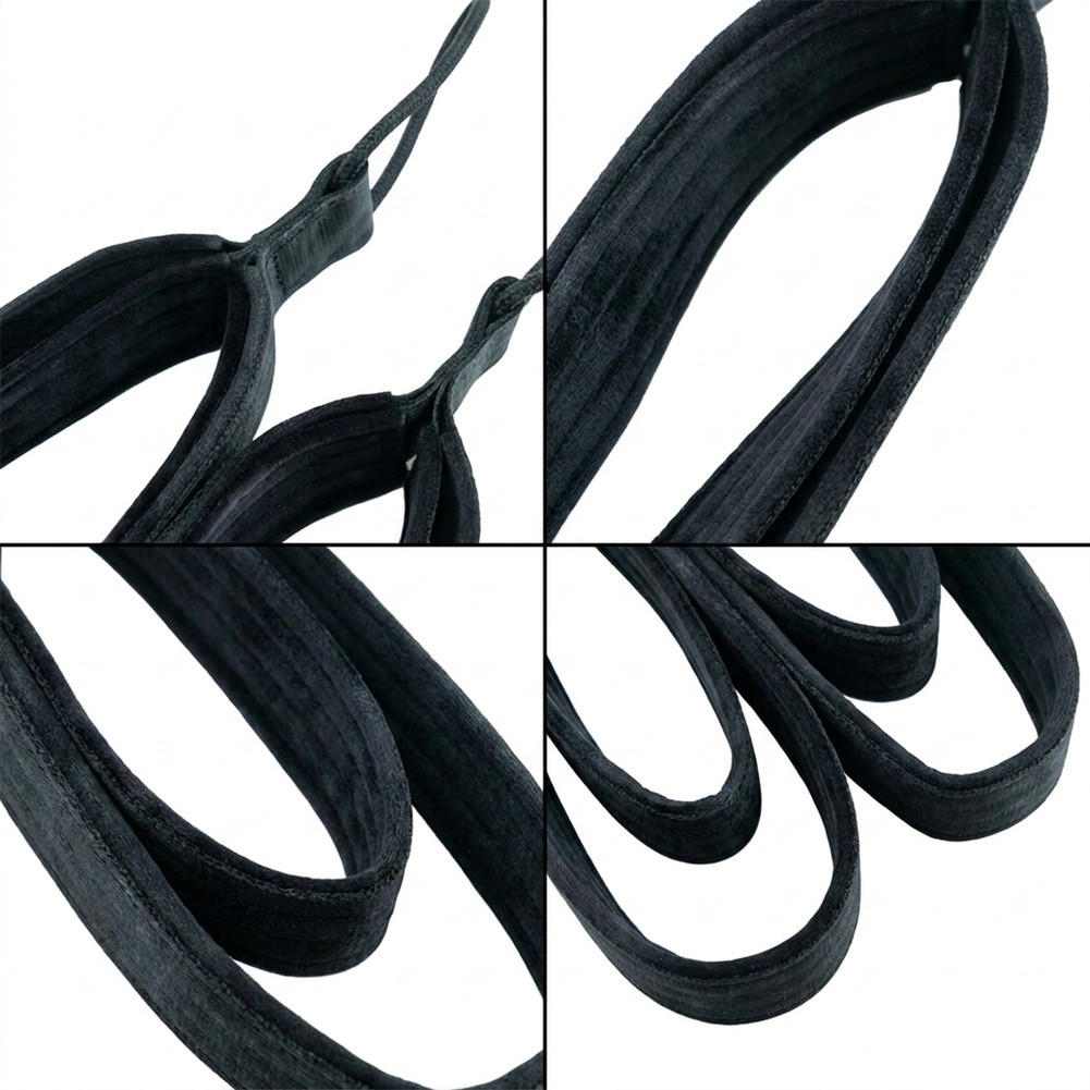 Zwarte dubbele lus voor Pilate - Yoga Fitness Training recensie en prijs